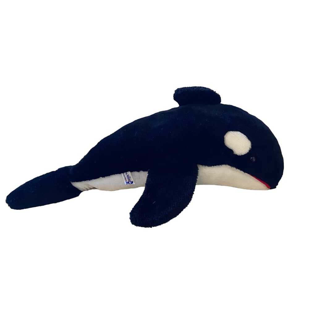 Shamu Killer Orca Whale Sea World Plush Souvenir 13” Stuffed Animal Vintage